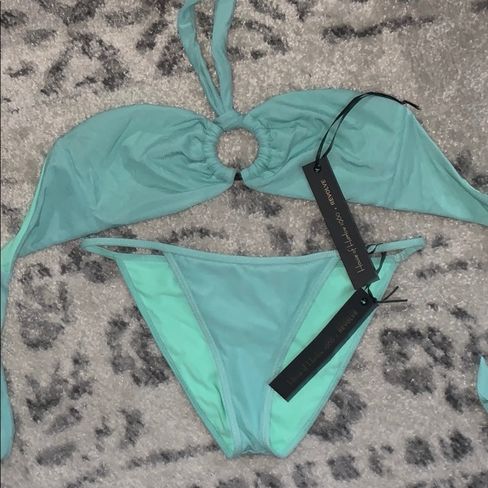 Mint green REVOLVE bikini house of Harlow  small